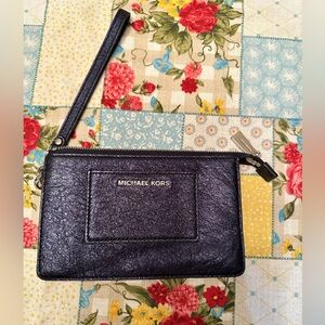 Michael Kors Blue Wristlet